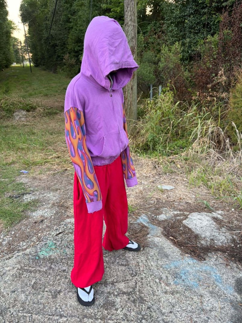 Zip Up "flames"