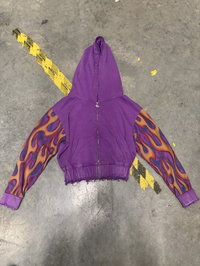 Zip Up "flames"